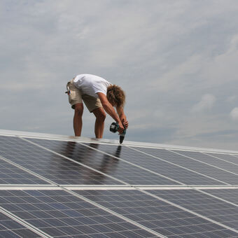 Photovoltaik Handwerker, Foto eza!