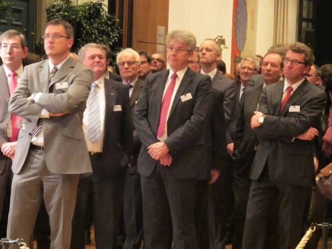700 Gäste folgten der Einladung zum bayme vbm vbw Neujahrsempfang 2012, Foto: B4B SCHWABEN