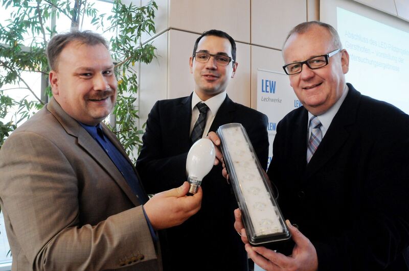 In Gersthofen wurden die LEDs unter anderem getestet, Foto: LEW In Gersthofen wurden die LEDs unter anderem getestet, Foto: LEW