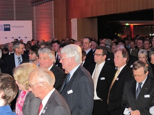 Der Neujahrsempfang der IHK Schwaben fand auch 2012 wieder traditionell am 3. Montag des Jahres statt, Foto: B4B SCHWABEN