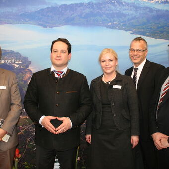 E. Lamm, A. Bonde, D. Pahl-Humbert, A. Braun und Dr. G. Schöbel, Foto: Internationale Bodensee Tourismus GmbH