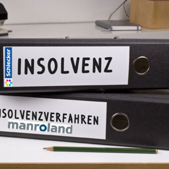 Symbolbild: manroland und Schlecker haben denselben Insolvenzverwalter. ©Fotolia.com/ B4B SCHWABEN