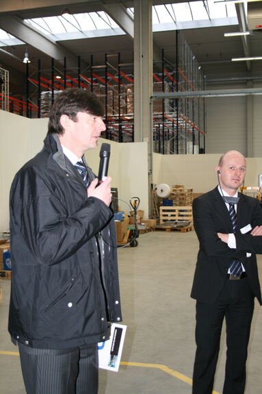 Unternehmensrundgang im Rahmen des Innovationsforums bei Sortimo, Foto: B4B SCHWABEN Unternehmensrundgang im Rahmen des Innovationsforums bei Sortimo, Foto: B4B SCHWABEN