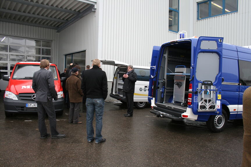 Unternehmensrundgang im Rahmen des Innovationsforums bei Sortimo, Foto: B4B SCHWABEN Unternehmensrundgang im Rahmen des Innovationsforums bei Sortimo, Foto: B4B SCHWABEN