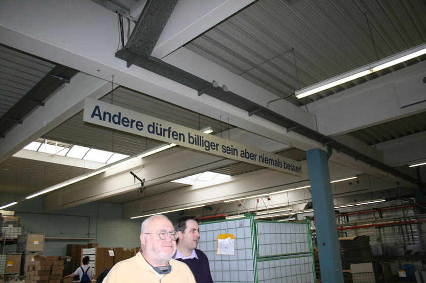 Unternehmensrundgang im Rahmen des Innovationsforums bei Sortimo, Foto: B4B SCHWABEN Unternehmensrundgang im Rahmen des Innovationsforums bei Sortimo, Foto: B4B SCHWABEN