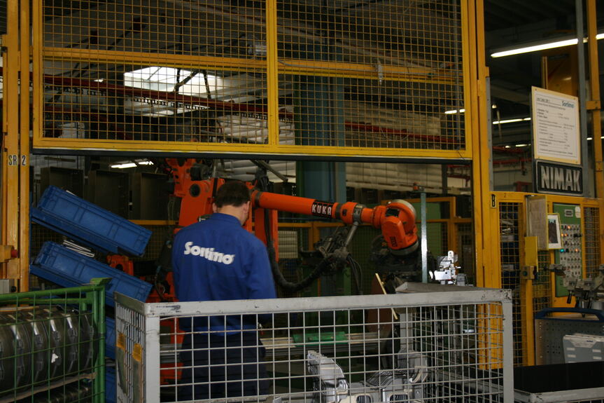 Unternehmensrundgang im Rahmen des Innovationsforums bei Sortimo, Foto: B4B SCHWABEN Unternehmensrundgang im Rahmen des Innovationsforums bei Sortimo, Foto: B4B SCHWABEN