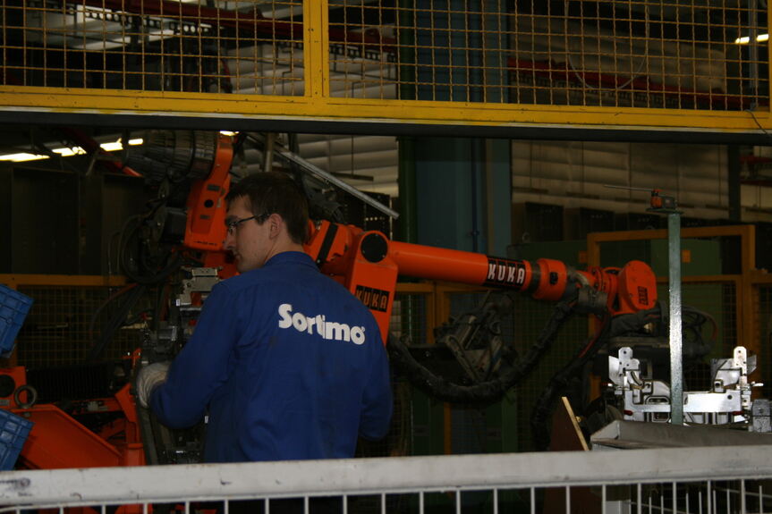 Unternehmensrundgang im Rahmen des Innovationsforums bei Sortimo, Foto: B4B SCHWABEN Unternehmensrundgang im Rahmen des Innovationsforums bei Sortimo, Foto: B4B SCHWABEN