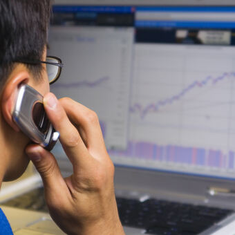 Telefon, Computer, Konjunktur, Anruf