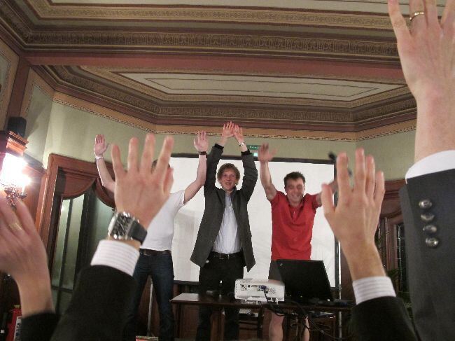 Das Finale des "5-Euro-Business-Wettbewerbs", Foto: B4BSCHWABEN Das Finale des "5-Euro-Business-Wettbewerbs", Foto: B4BSCHWABEN