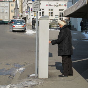 Parkautomat im Stadtgebiet Augsburg, Foto: B4BSCHWABEN 