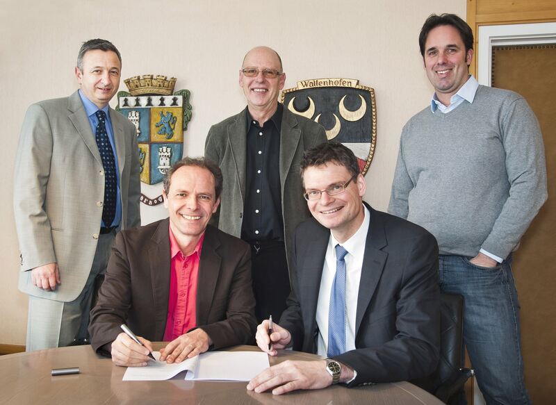 Gemeinde Waltenhofen erneut Wegerechtsnutzungsvertrag mit erdgas schwaben, Foto: erdgas schwaben