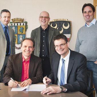 Gemeinde Waltenhofen erneut Wegerechtsnutzungsvertrag mit erdgas schwaben, Foto: erdgas schwaben