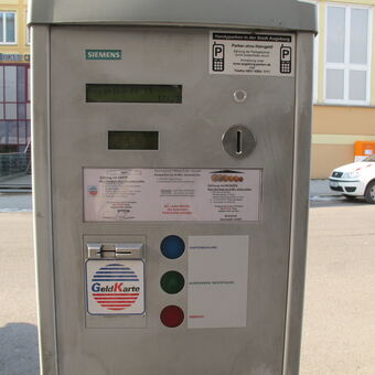 Parkautomat in der Augsburger Innenstadt, Foto: B4BSCHWABEN 
