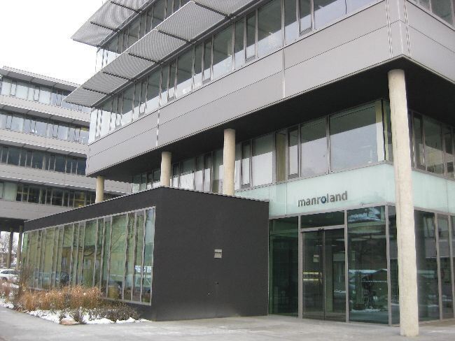 Pressegepräch mit den beiden Investoren von manroland. Fotos: B4BSCHWABEN. Pressegepräch mit den beiden Investoren von manroland