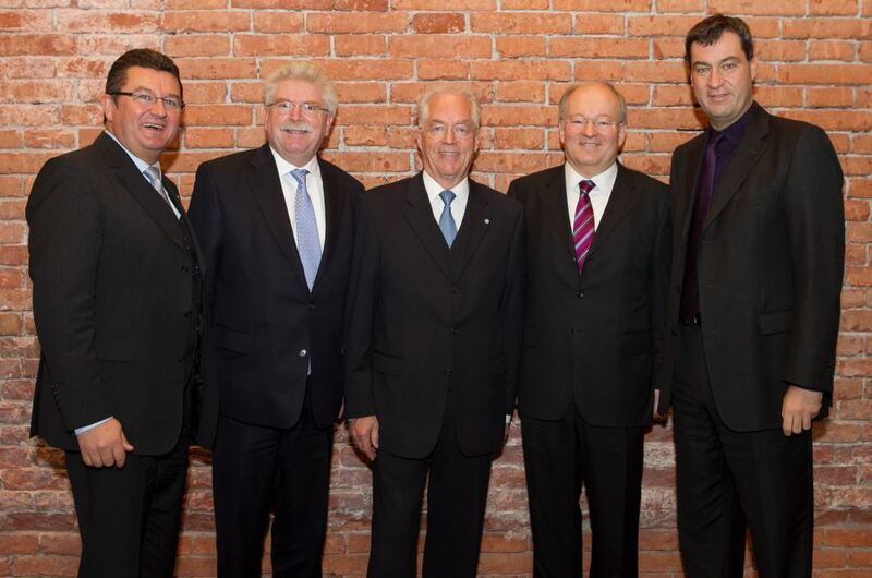 F. J. Pschierer, M. Zeil, M. Schneider, Dr. O. Beierl, Dr. M. Söder. Foto: stmwivt Bayern.