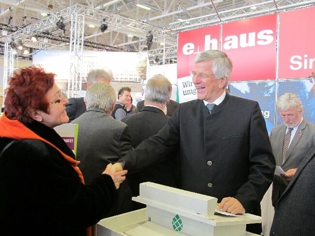 Empfang der regionalen Energieagentur Augsburg auf den Augsburger Immobilientagen, Foto: B4B SCHWABEN