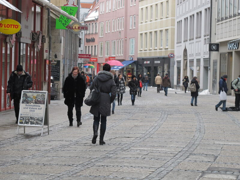 Die Fußgängerzone in Augsburg wird erneuert, Bild: B4B SCHWABEN Die Fußgängerzone in Augsburg wird erneuert, Bild: B4B SCHWABEN