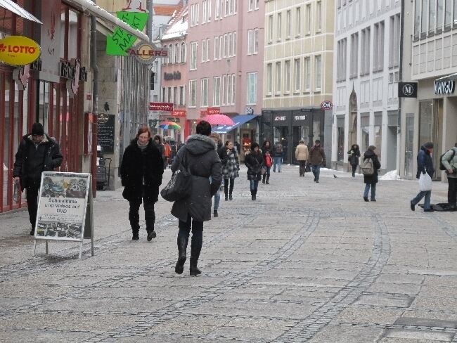 Die Fußgängerzone in Augsburg wird erneuert, Bild: B4B SCHWABEN