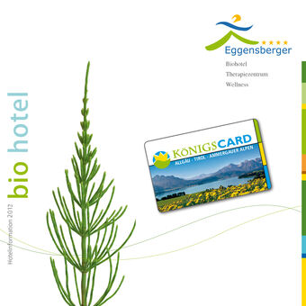 Das Biohotel Eggensberger wirbt offensiv damit, KönigsCard Betrieb zu sein. Bild: KönigsCard Betrieb GmbH/Eggensberger