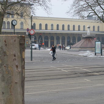 Die Vorbereitungen für den Bahnhofsumbau starten: Baumfällungen am Hauptbahnhof und in der Halderstraße, Foto: B4B SCHWABEN