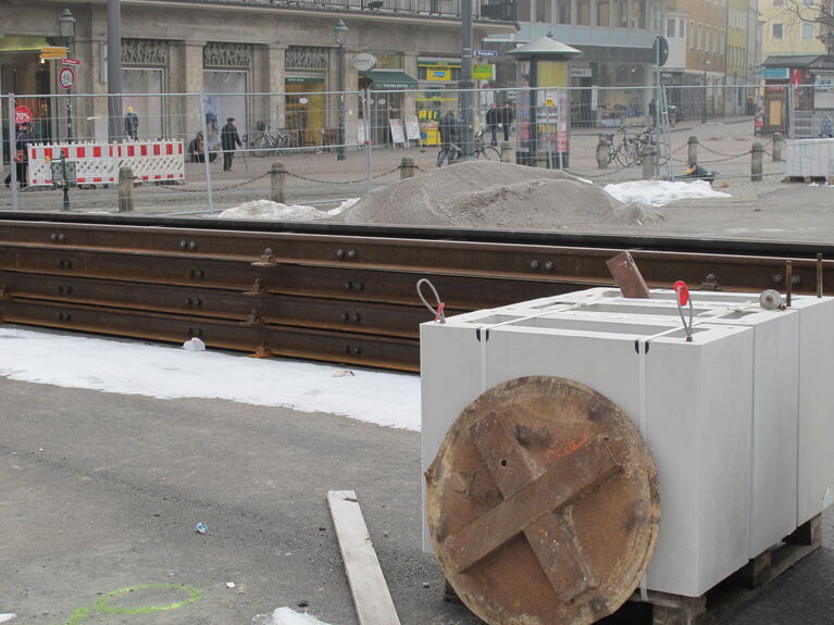 Und weiter gehts beim Kö-Umbau, Foto: B4B SCHWABEN Und weiter gehts beim Kö-Umbau, Foto: B4B SCHWABEN