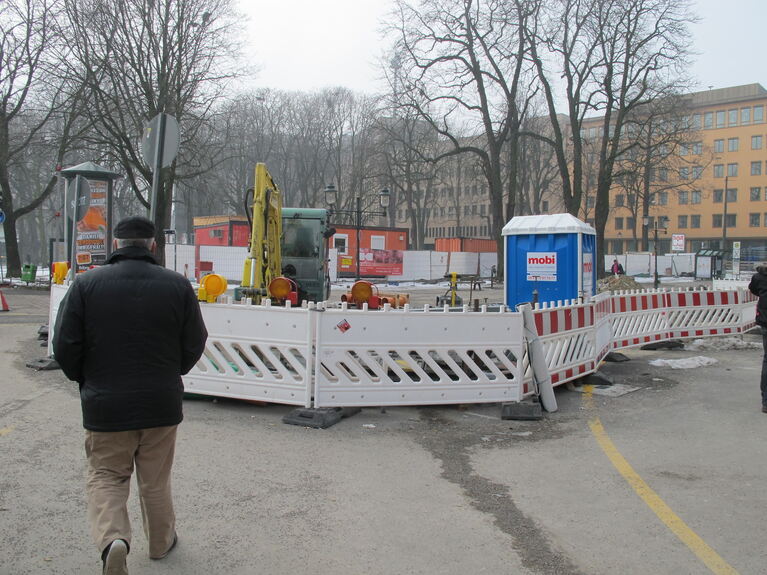 Und weiter gehts beim Kö-Umbau, Foto: B4B SCHWABEN Und weiter gehts beim Kö-Umbau, Foto: B4B SCHWABEN