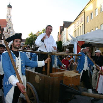 Die Friedberger Zeit ist das Altstadtfest, das alle 3 Jahre in Friedberg stattfindet, Foto: A. Lüders