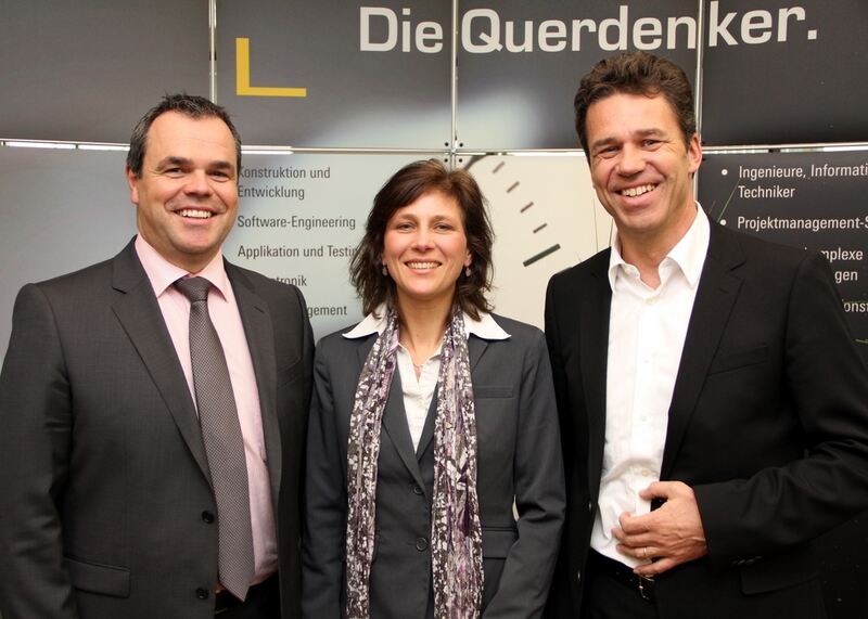 Werner Aigeldinger, Claudia Ströbele und Winfried Keppler, Foto: engineering people GmbH