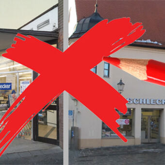Diese zwei Schlecker Filialen in Friedberg müssen schließen, Bild: B4B SCHWABEN/fotolia.com
