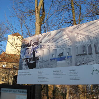 Das Friedberger Schloss wird saniert. Foto: B4B SCHWABEN