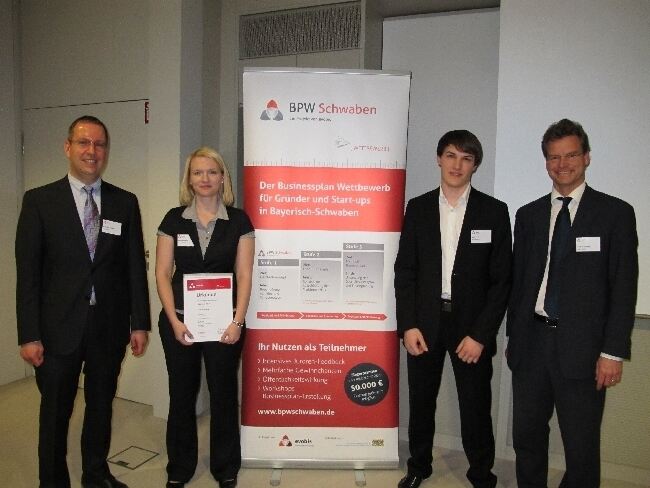 Die Sieger des Businessplan Wettbewerb von evobis stehen fest, Foto: B4B SCHWABEN Die Sieger des Businessplan Wettbewerb von evobis stehen fest, Foto: B4B SCHWABEN