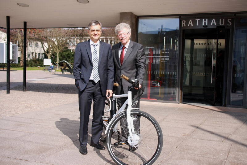 TWF-Geschäftsführer Alfred Müllner und Bürgermeister Peter Hauswald, Foto: TWF