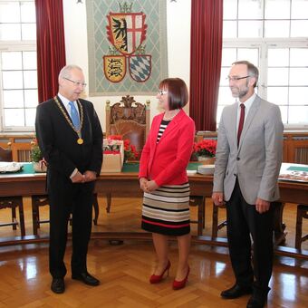 Bürgermeisterin Margareta Böckh feierte ihren 60. Geburtstag. Foto: Stadt Memmigen