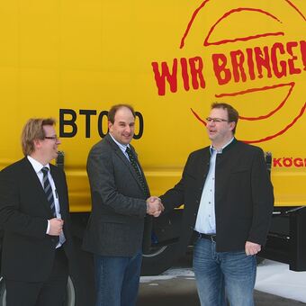 Wolfgang Schuster, Michael Hochstaffl, und Karl Nothegger jun.; Foto Kögel