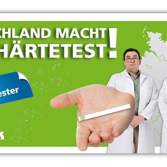 Grünbeck Wasseraufbereitung GmbH startet die Aktion "Deutschland macht den Härtetest". Foto: Grünbeck