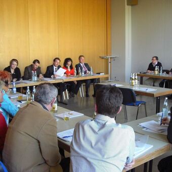 Bei der CIN Versammlung in Harburg. Foto: IHK Schwaben