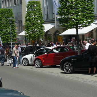 Autoschau in der Kemptener Innenstadt, Foto: City Management Kempten