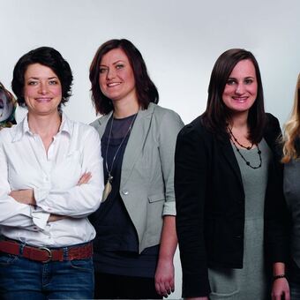 Sieben neue Mitarbeiter ergänzen nun das Team. Foto: Hutter&Unger