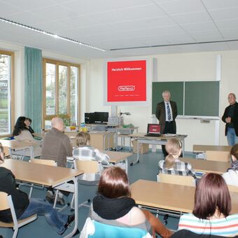 Reflexa war zu Gast bei der Berufsinformationsbörse in Offingen. Foto: Reflexa