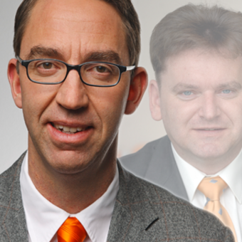 Dr. Reuter CEO der KUKA AG. Finanzvorstand Schulak verlässt das Unternehmen. Fotos: KUKA AG