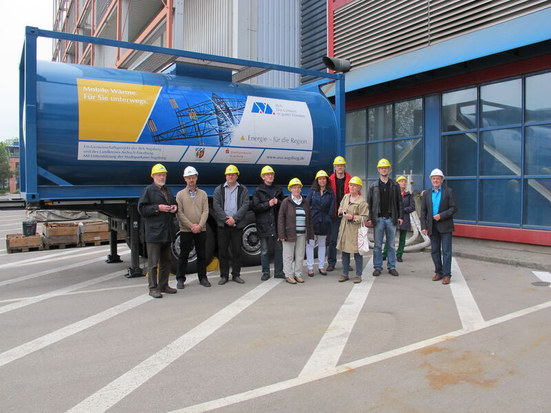 Die Würmtaler Besuchergruppe war von dem innovativen Projekt begeistert. Foto: Landratsamt Aichach-Friedberg