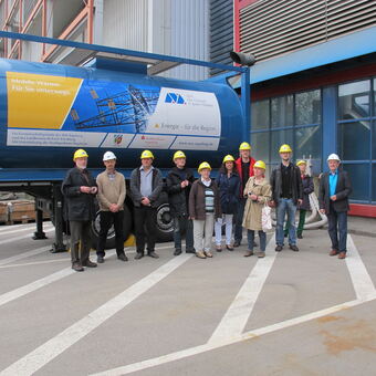 Die Würmtaler Besuchergruppe war von dem innovativen Projekt begeistert. Foto: Landratsamt Aichach-Friedberg
