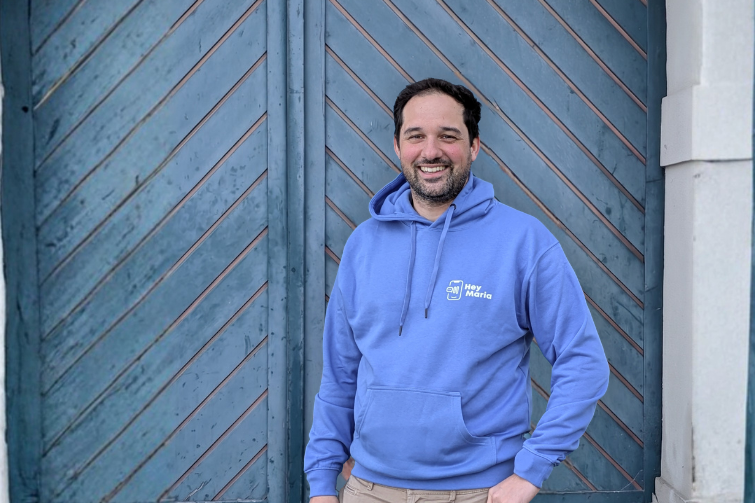 Daniel Michel ist Mitgründer des Allgäuer Start-ups HeyMaria. Foto: HeyMaria