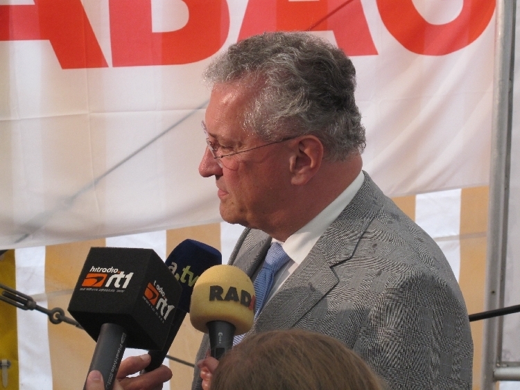 Spatenstich für die A8 mit Dr. Peter Ramsauer