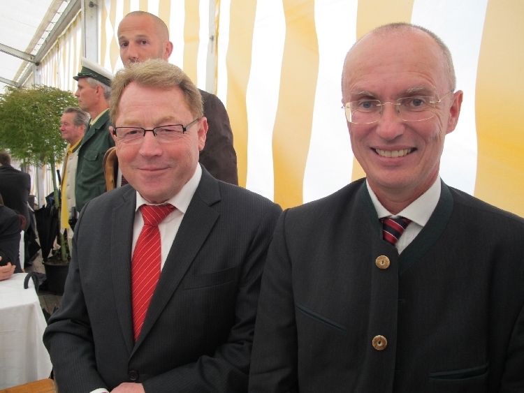 Spatenstich für die A8 mit Dr. Peter Ramsauer