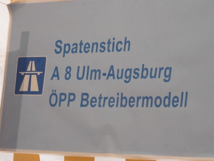 Spatenstich für die A8 mit Dr. Peter Ramsauer