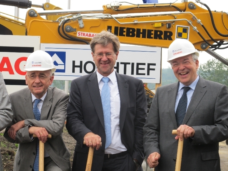 Spatenstich für die A8 mit Dr. Peter Ramsauer