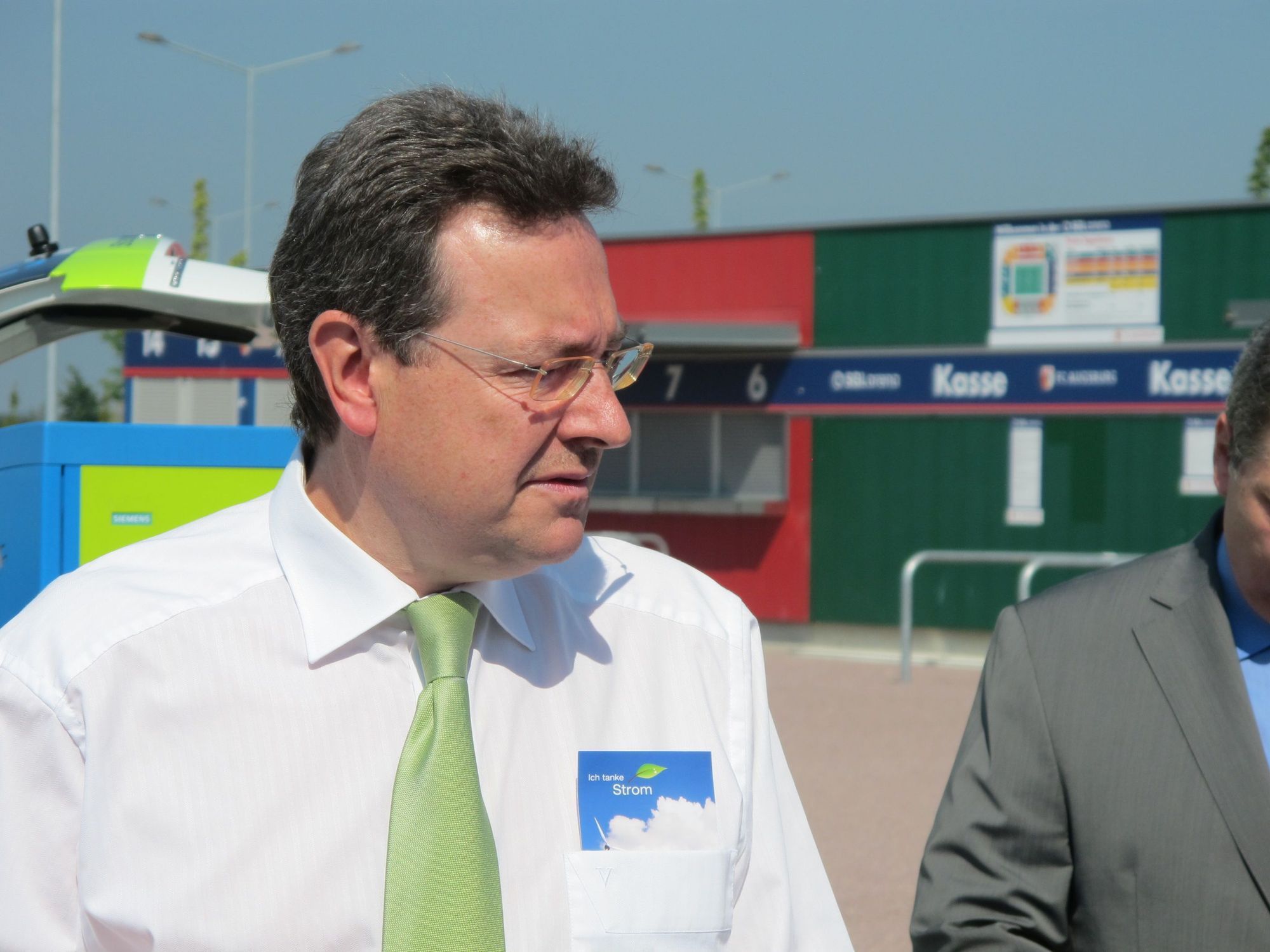 Die Stadtwerke Augsburg erweitern Fahrzeugpool um das Elektroauto Citroen C-Zero, Foto B4B SCHWABEN