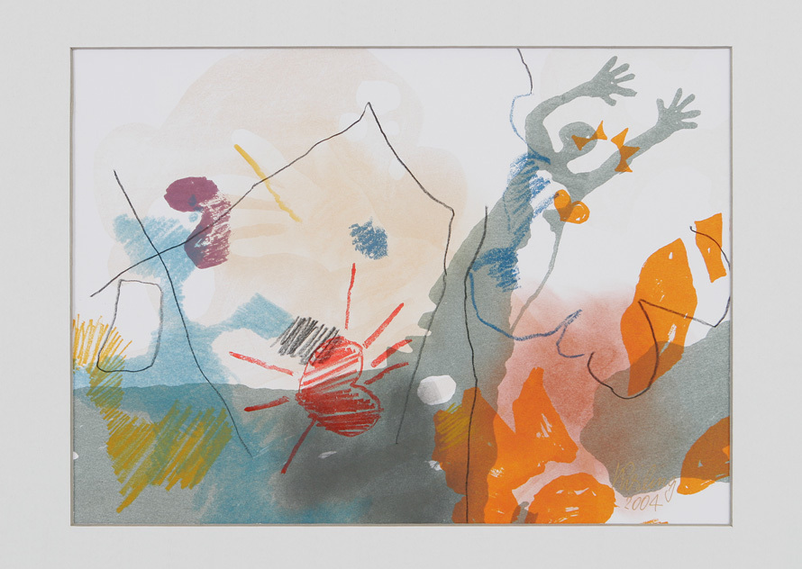 Lithographie Werke von H. Kiesling