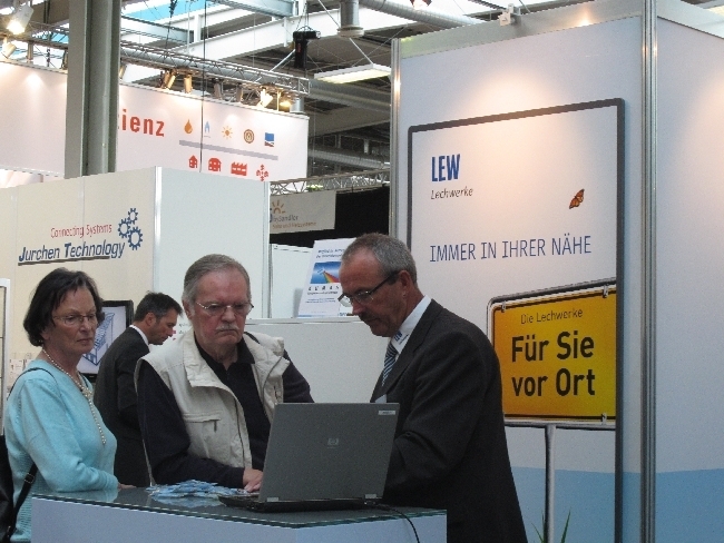 Die RENEXPO in Augsburg informierte über die effiziente Nutzung von Energie, Foto: B4B SCHWABEN
